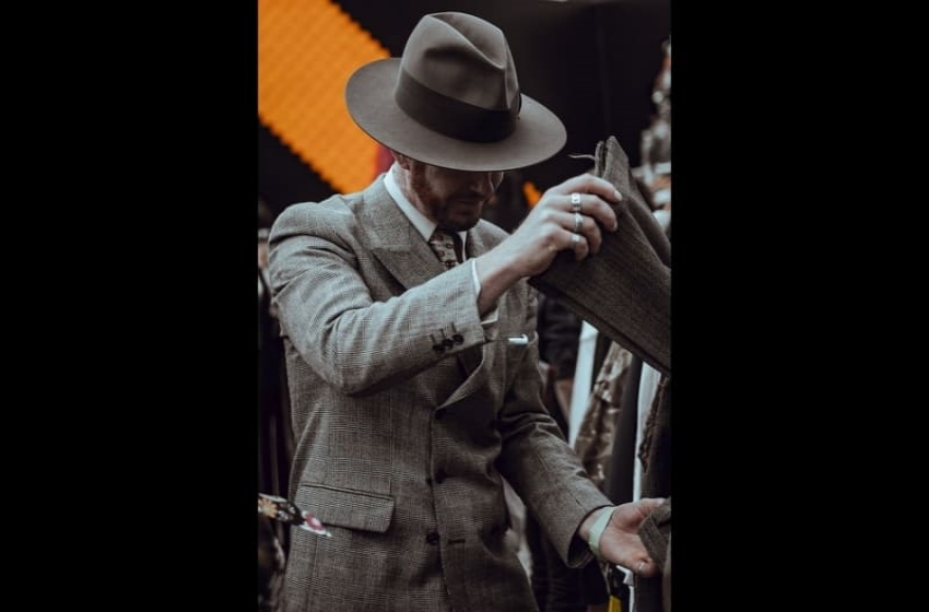 men suits with hats